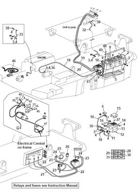 24V battery, assembly 9991546S2