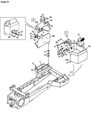 Fender boxes, assembly 9991662