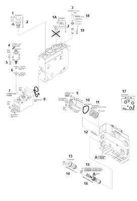 Crane distributor K220, assembly 9991742