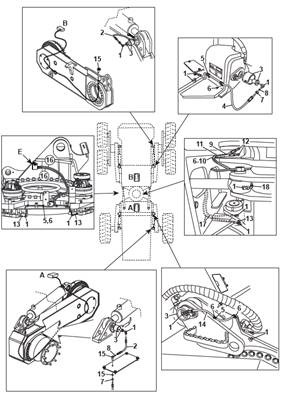 Central lubrication, assembly 9991804