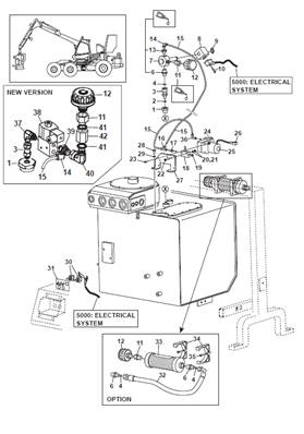 Hydraulic vacuum pump, assembly 9991835S2