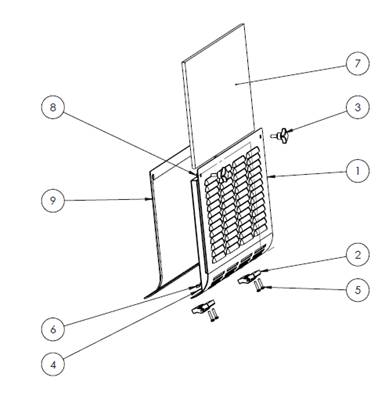 Filter housing, fresh air 9991999