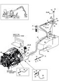 Fuel lines, mounting 9992033S2