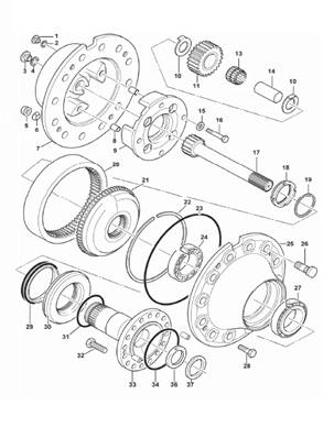 Bogie, reducer 9992354