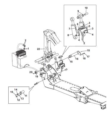 Tilt crane, assembly 9992380