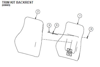 Seat 7000 BASIC, assembly 9992834