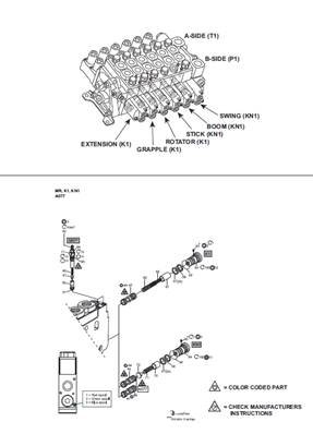 Crane distributor K170, assembly 99929222