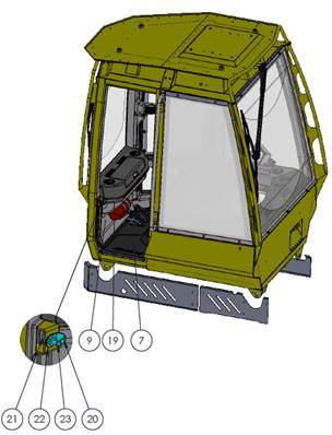 Cab, assembly 99929371