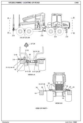 Road lighting kit, mounting 9992976