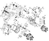 Feed roller arms assembly LM005355S2
