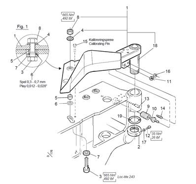 Upper delimbing knife LM999043