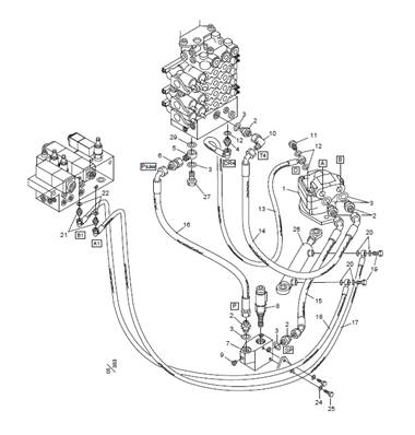 Saw hydraulics, saw 98B et XL LM999045