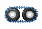 Pair of tracks bluetrack perfekt 26mm 2x2 for 750/55 Pewag 872642X2