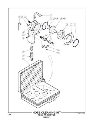 Hose Cleaning Kit, Foam Projectile 5400401S3