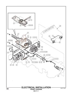 Electrical Installation, Front Chassis 6035722S2