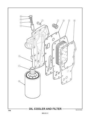 Oil Cooler and Filter 9100502