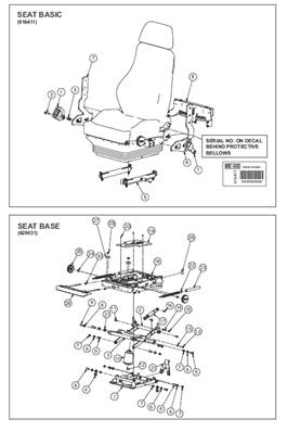 Seat 7000 MEDIUM, assembly 7036732