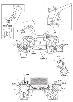 Compressed air system, assembly 9991114