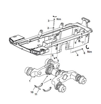 Bogie, assembly 9991282