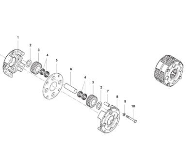 Bogie, reducer 9991293