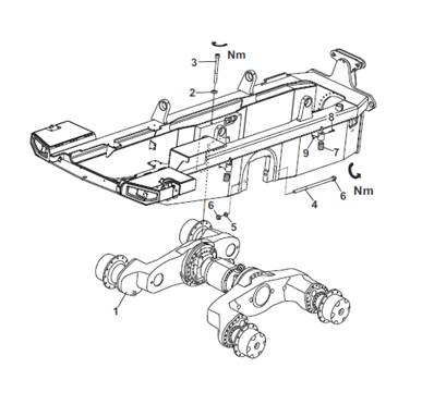 Bogie, assembly 9991587