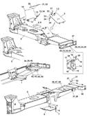 Rear frame, assembly 9991935