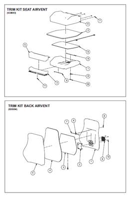 Seat 7000 MEDIUM, assembly 99929150