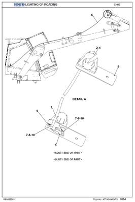 Road lighting kit, mounting 9992975