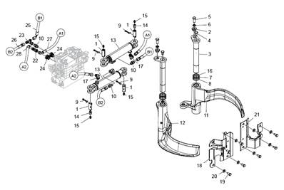 Delimbing unit assembled LM005351