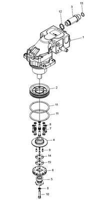 Saw motor F11-19 True-Cut, assembly LM017973