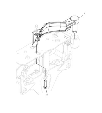 Upper delimbing knife, welded LM043524