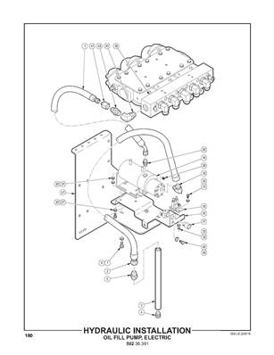 Hydraulic Installation, Oil Fill Pump, Electric 50236391