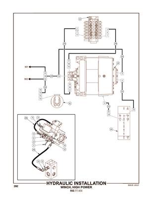 Hydraulic Installation Winch, High Power 50277431S2