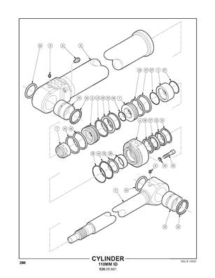 Cylinder, Stick boom 52005662