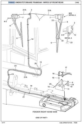 Wiper, assembly 7008683