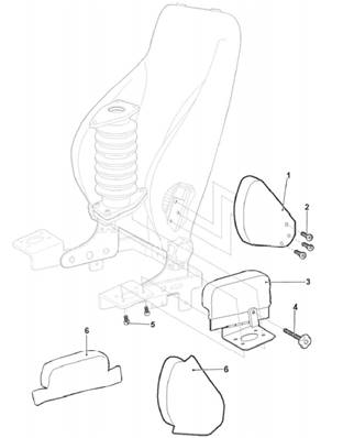 7000 seat, armrests 7021840