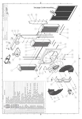 Water cooling, assembly 9907581