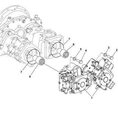 Hydraulic pumps, assembly 9991463