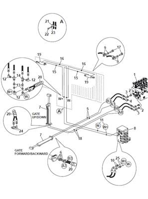 Hydraulic removable grid, mounting 9991570