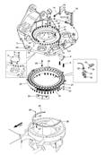 Turret rotation, assembly 9991819S2