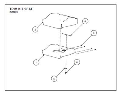 Seat 7000 BASIC, assembly 9992138