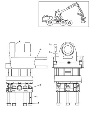 AV17S rotator, assembly 9992252