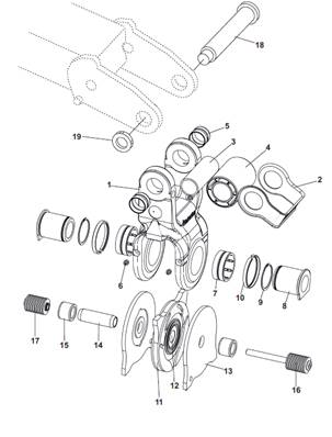 Rotator yoke, assembly 9992566