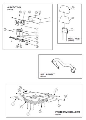 Seat 7000 MEDIUM, assembly 99929151