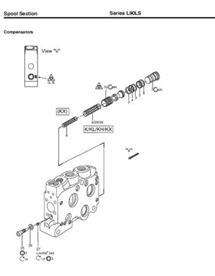 Hydraulic distributor, assembly 99929365