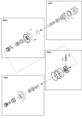 Turret rotation motor, mounting 99929377