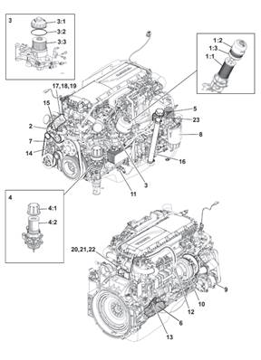 Diesel engine, assembly 99929478