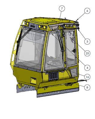 7000 seat, armrests 99929494