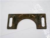Used exhaust fixing plate John Deere T159018-US
