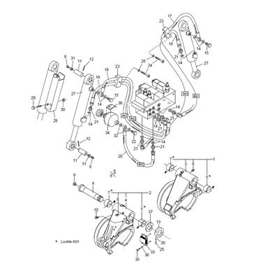 Feed roller arms LM005718CS2